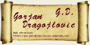 Gorjan Dragojlović vizit kartica